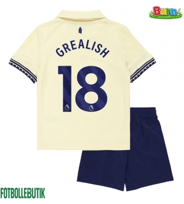 Everton Jack Grealish #18 Bortaställ Barn 2025-26 Kortärmad (+ Korta byxor)